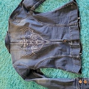 J & Company vintage Lexington fitted denim jacket